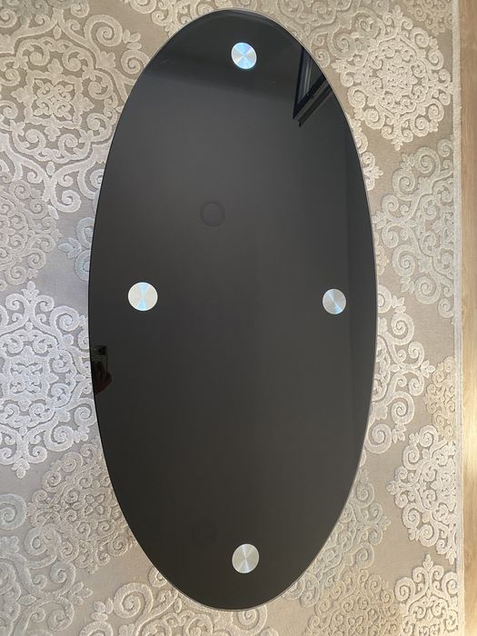 Mesa centro / TV vidro preto