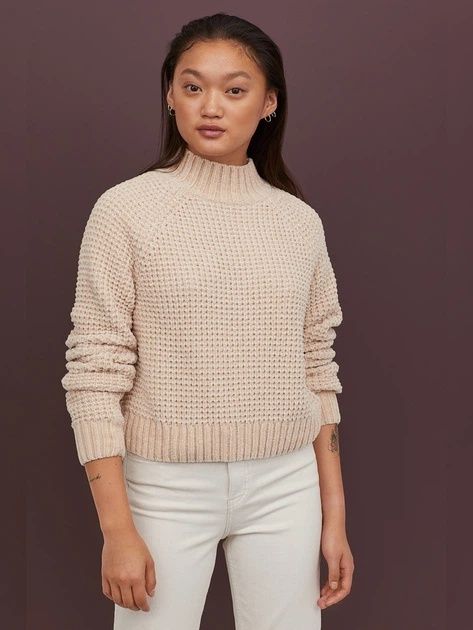 Бежевий светр Divided H&M