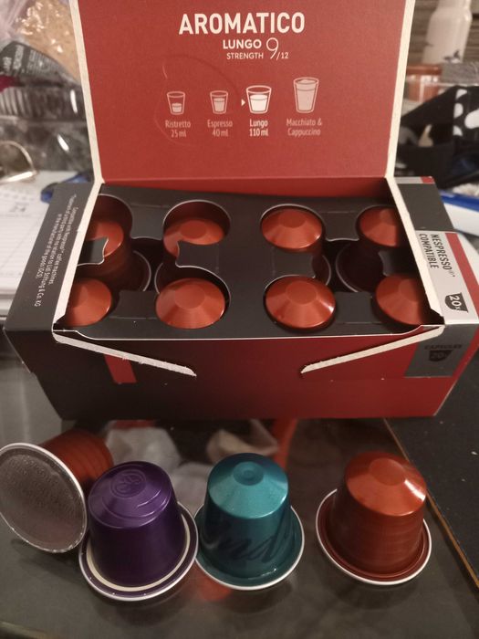 Nespresso, капсули. 20штук в упаковці. виробництво Італія. Bellarom.
