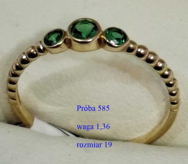 Wyjątkowe złote pierścionki 585