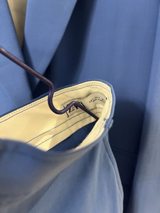 Костюм зара гарного волошкового кольру