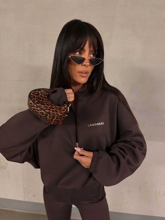 La manuel hitowa bluza luxe czekolada