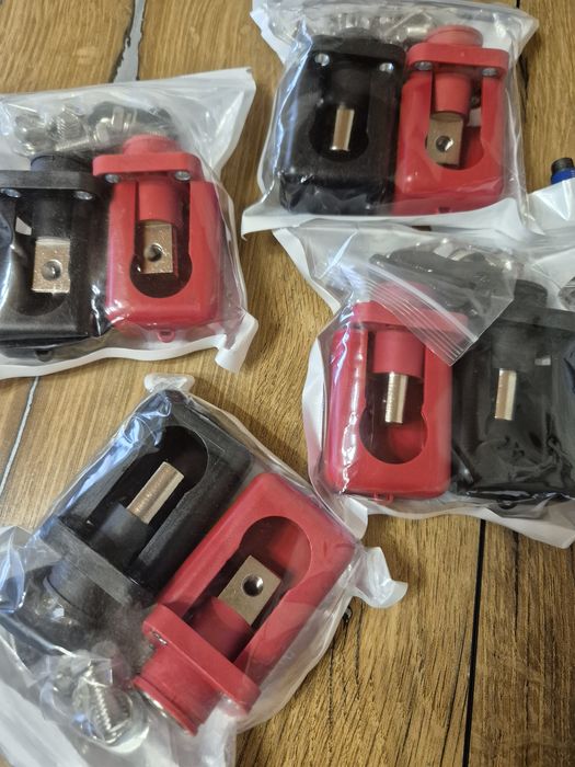 Клема прохідна м8/м8, м8/м6 200А, луджена мідь, супер якість!