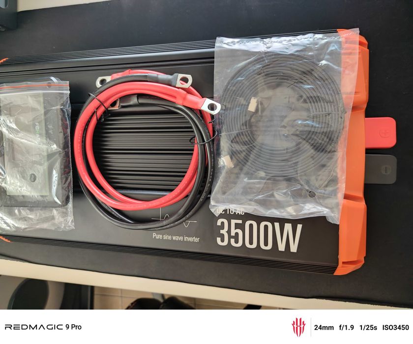 INVERSOR DE CORRENTE SENOIDAL PURA 3500w – novo, nunca usado