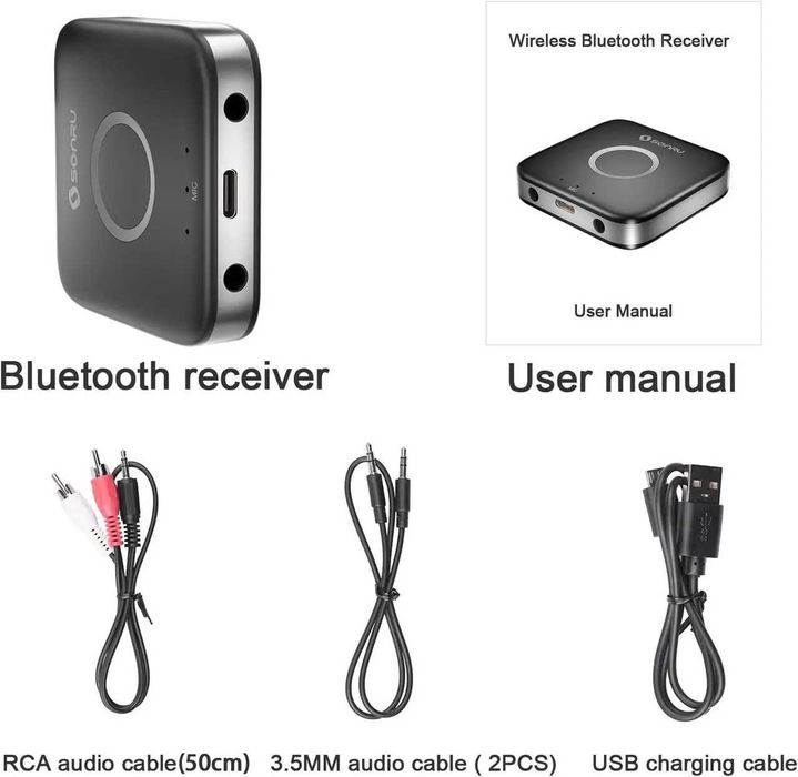 Bluetooth ресивер-адаптер SONRU для колонок