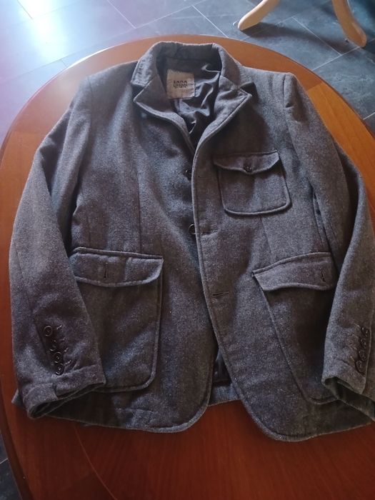 Заголовок: Зара
Мужской шерстяной пиджак ZARA размер M

Описание:
Прод