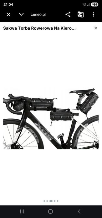 Sakwa torba na rower