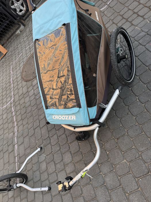 Przyczepka croozer kid plus 1  - 3w1 z amortyzacja