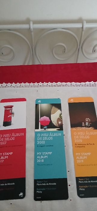 Marcadores de livros O meu álbum de selos