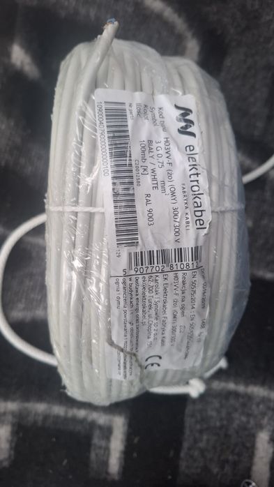 Kabel / przewód 3x0.75mm2 linka. 100m
