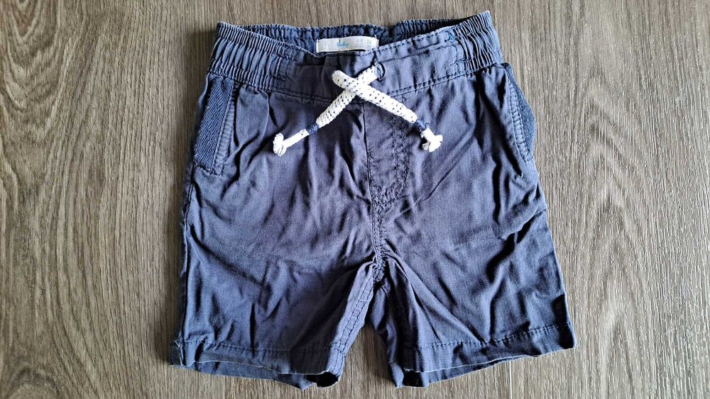 Calções azuis Lefties com bolsos e elástico