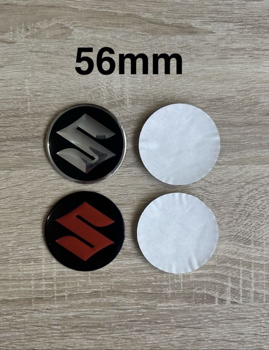 Conjunto Centros Tampas Jantes Suzuki 54mm 56mm 58mm 60mm 65mm 68mm 75mm