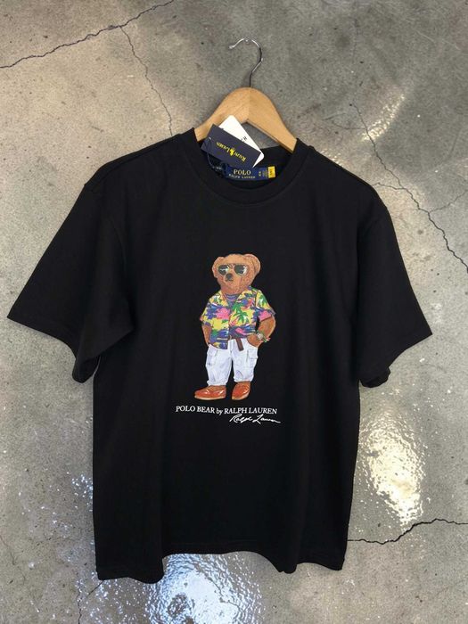 Ralph Lauren Polo Bear T-shirt L XL XXL Czarny Męski