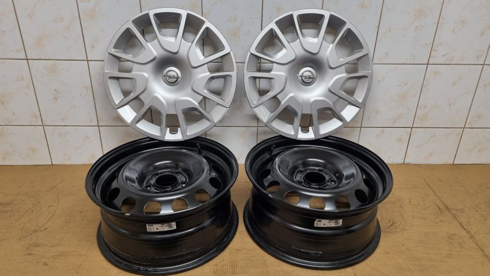 Nowe felgi stalowe 16" Opel Astra L 5x108 7Jx16H2 ET44 + kołpaki