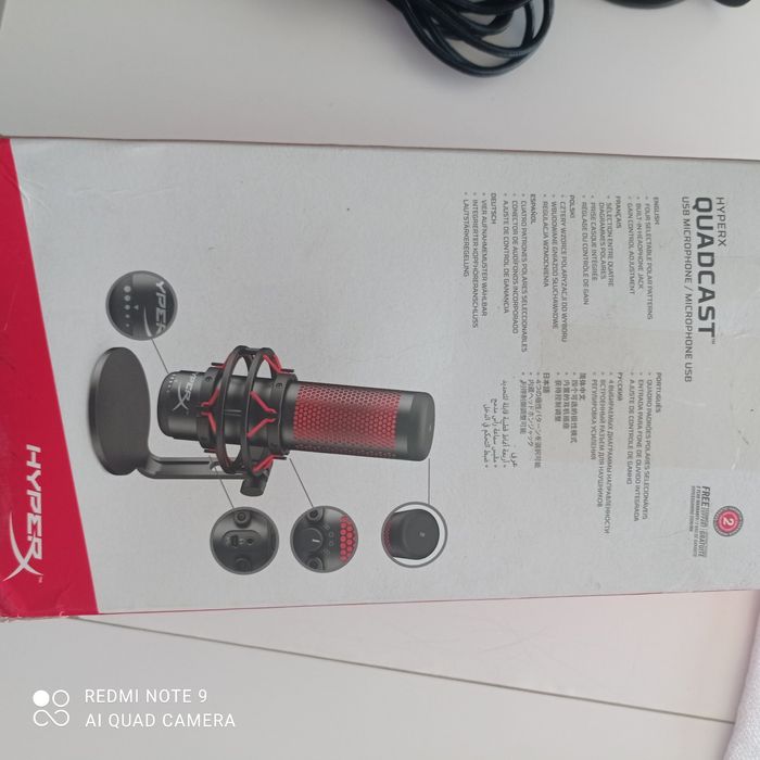 Mikrofon streamingowy Hyrpex Quadcast