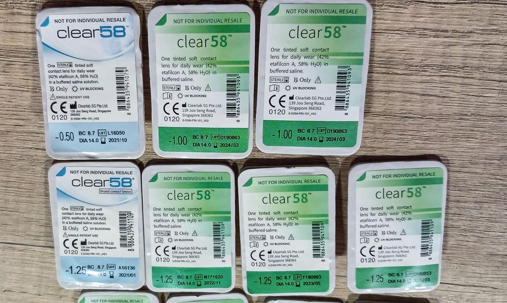 Контактні лінзи Clear 58 ClearLab