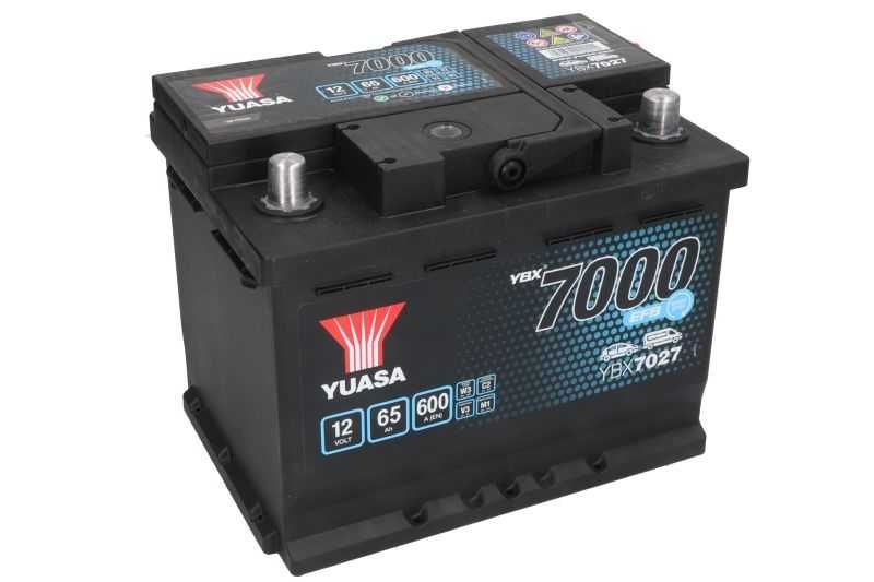 Akumulator 12V 65Ah 600A P+ EFB Start-stop YUASA YBX7027