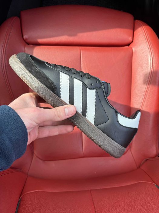 (ОПЛАТА ПІСЛЯ ОГЛЯДУ)Adidas Samba Black White Найк Самба Чорно-білі