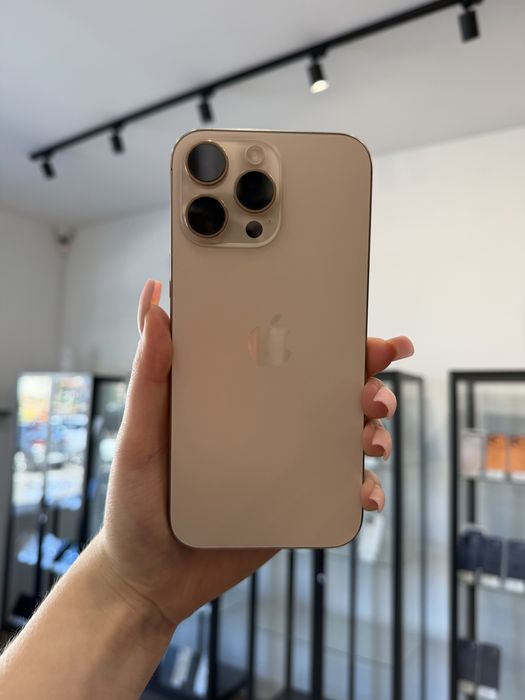 Telefon iPhone 16 PRO MAX 256GB Złoty Apple Gwarancja iTrade