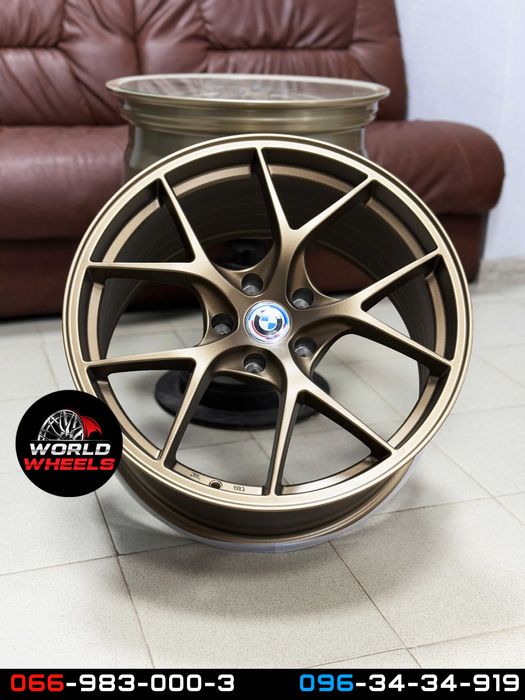 Диски BBS R19 5x120 BMW F30 F32 F10 F11 F01 F06 F25 E46 E90 E92 FlowForming бронза