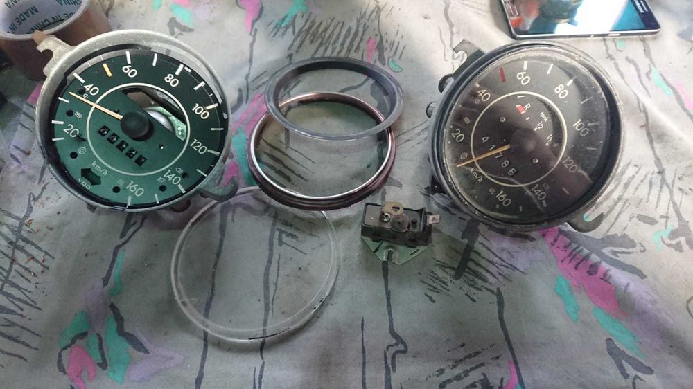 Quadrante / Velocímetro (ou peças) VW Carocha / Buggy / Beetle