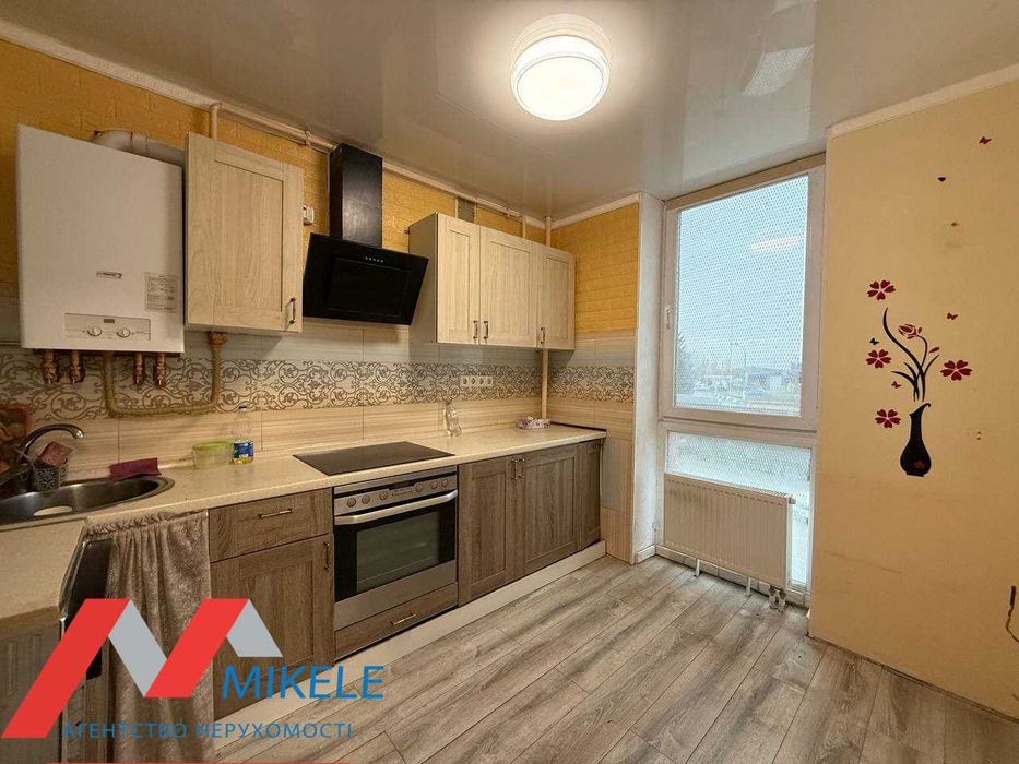 Продаж 1к квартира 28м2 3 пов. с. Білогородка ЖК Білий Шоколад, вул. Величко 4-А, Газовий котел