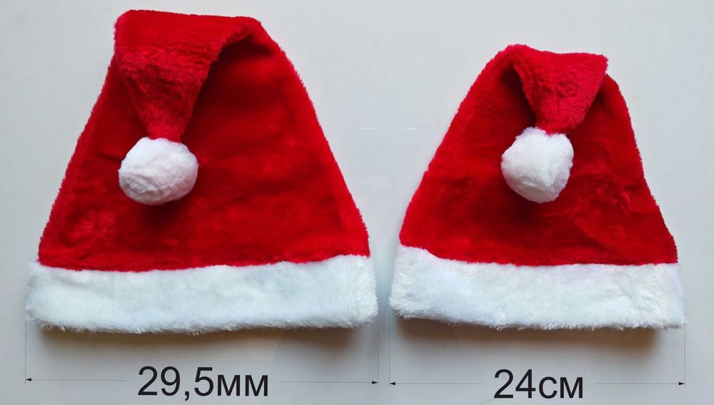 Новорічна шапка Санти