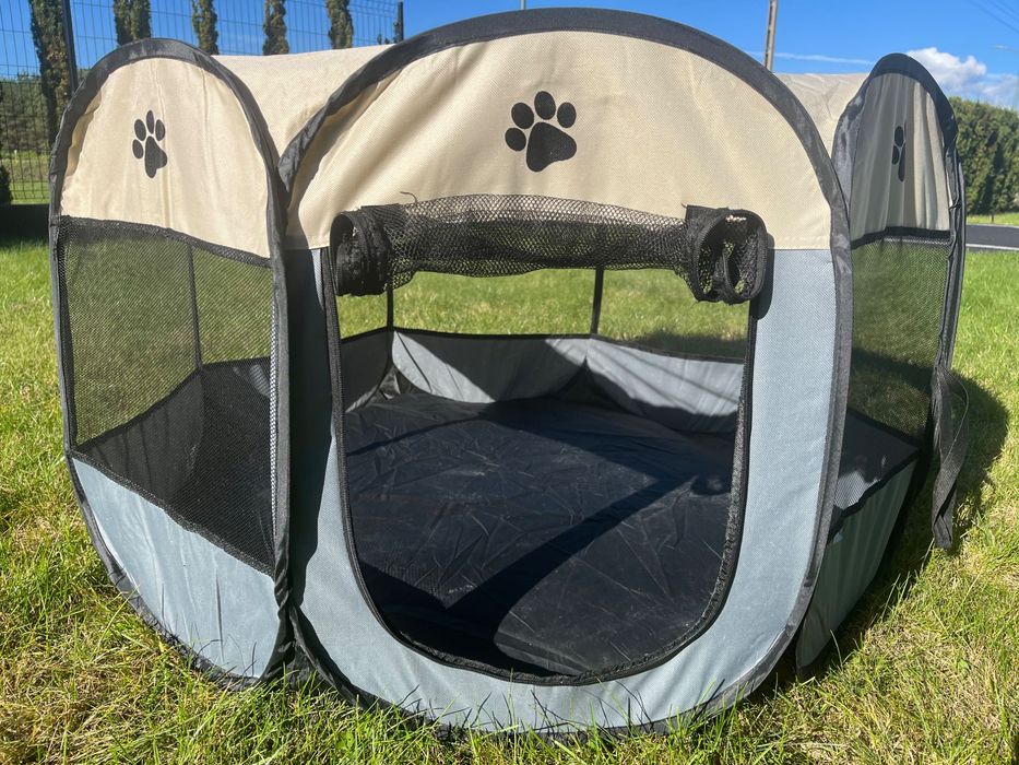 KOJEC DLA PSA KOTA SKŁADANY PRZENOŚNY średnica 100cm wysokość 60 cm