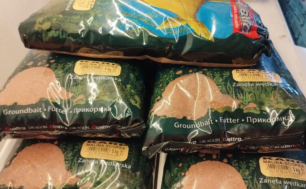 Dragon Zanęta Quattro 25kg Karp Malina-Scopex - ZESTAW