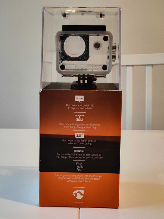 Câmera de Acção 4K - NEDIS ACAM41BK
