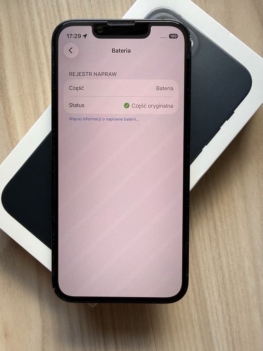 iPhone 13 mini midnight - 256GB - 100% kondycja baterii