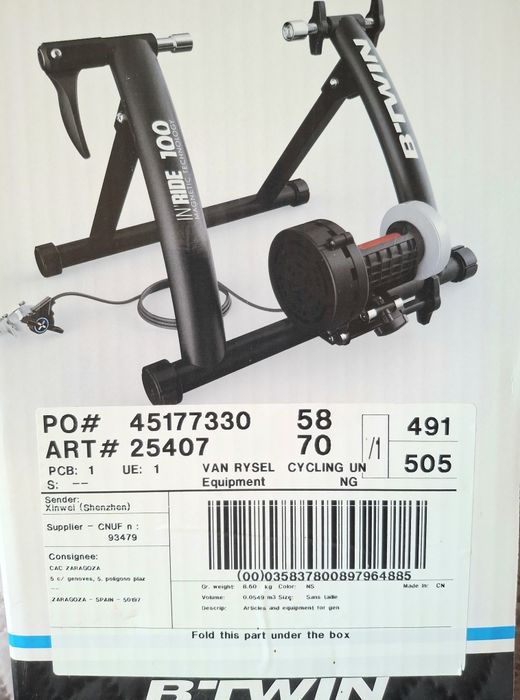 Rolo ciclismo em caixa original