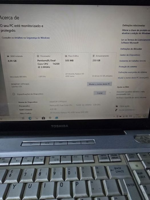 Vendo portatil toshiba satelite