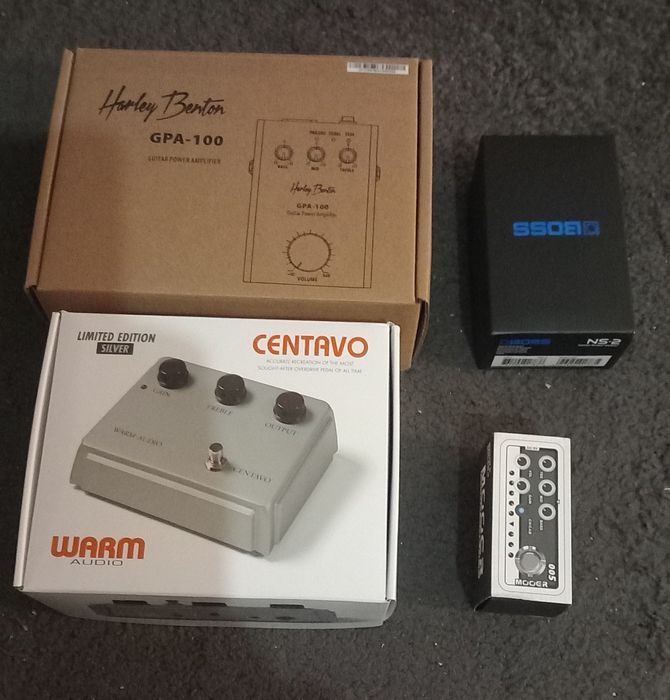 PROMOÇÃO! Pedais como novos nas caixas guitarra