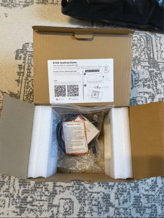 Drukarka termiczna Marklife D100 bluetooth USB