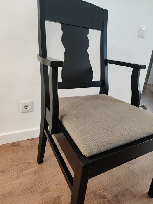 Ikea Cadeiras de jantar Ikea: Rosetorp/Preta