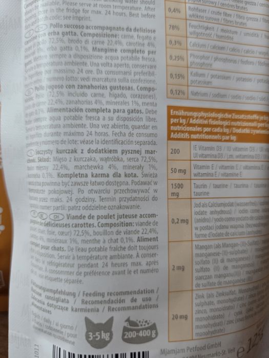 Karma MajmMjam dla kota