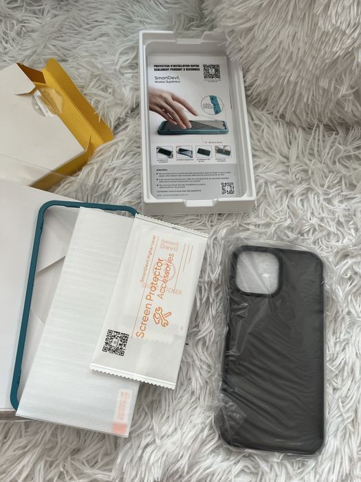 Zestaw Etui , szkło ochronne  na iPhone  13 pro max