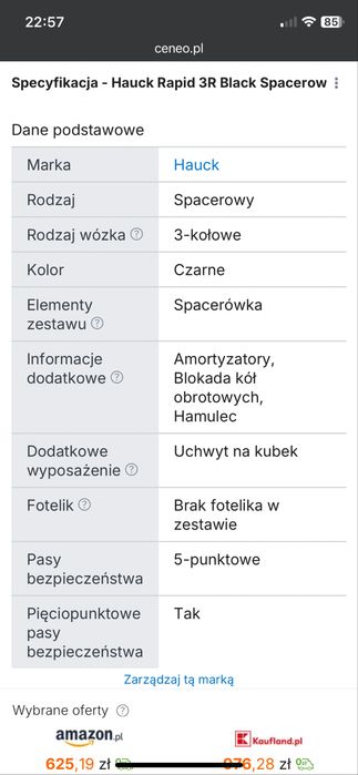 Spacerówka Rapid 3R