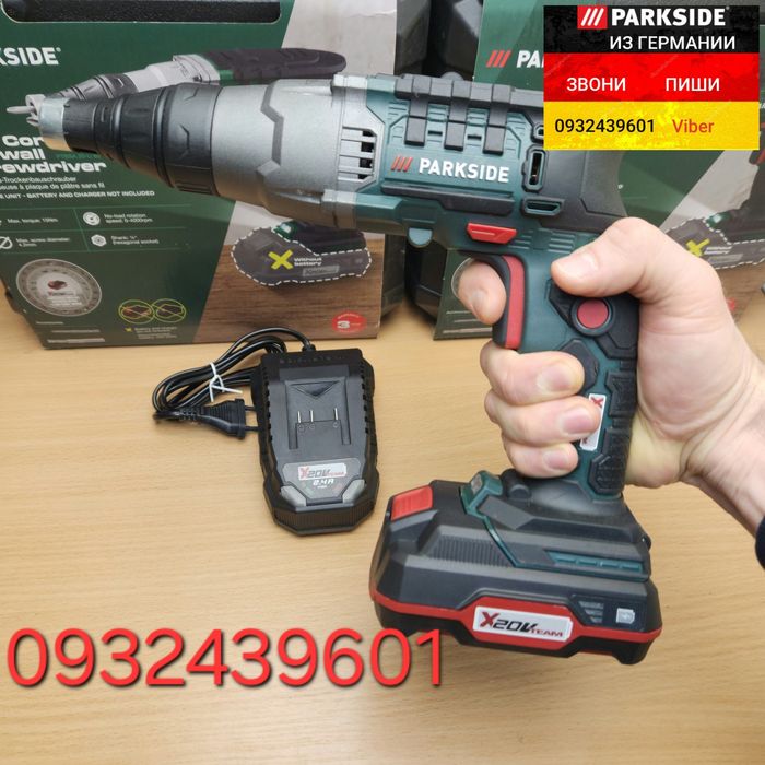 Аккум шуруповерт для гипсокартона из ГЕРМАНИИ Parkside PTBSA 20 дріль