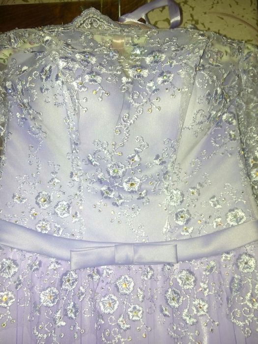 Нежное выпускное платье