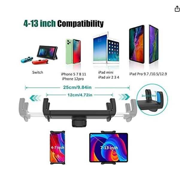 Suporte universal tablet para carro