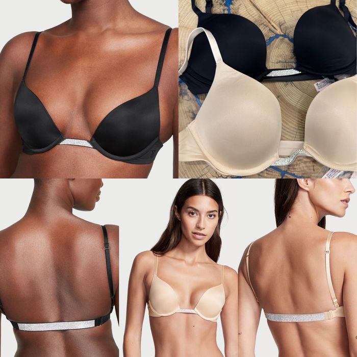 Оригинал бюстгальтер стразы пуш ап Victoria's Secret Виктория Сикрет