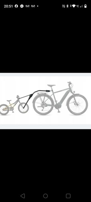 Drążek rowerowy hol Trail Tandem Pilot XLC