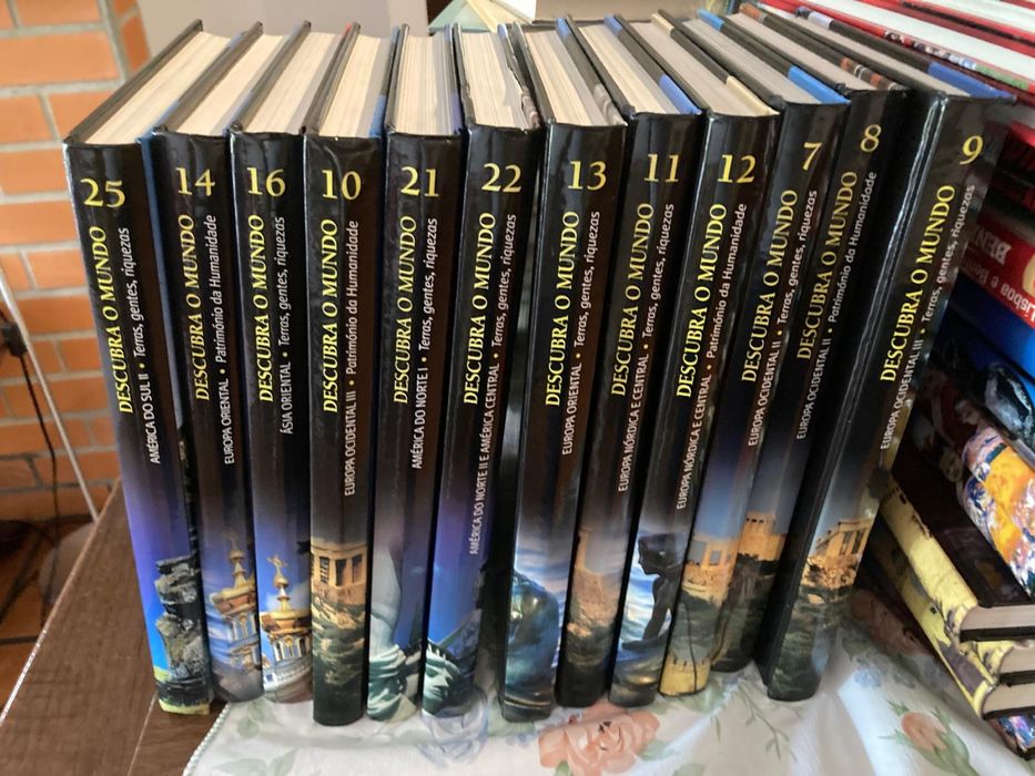 Coleção "Descubra o Mundo" – Lote Completo 33 Volumes (Capa Dura Ilustrada)