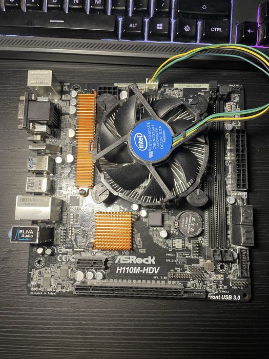 Płyta główna Asrock H110M-HDV + Procesor