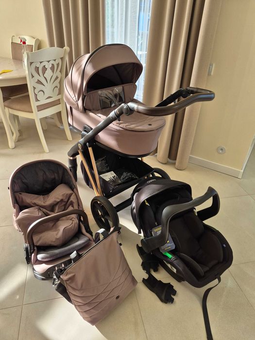 Коляска– Roan Ivi 2 в 1 + автокрісло Axkid Modukid Infant 2 + адаптери