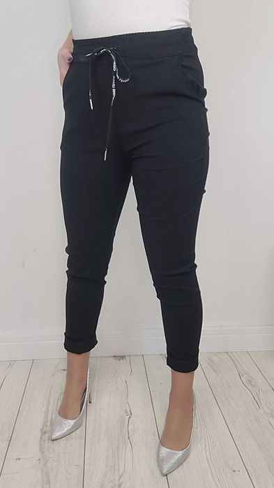 10 KOLORÓW Cygaretki S-XXL eleganckie spodnie damskie