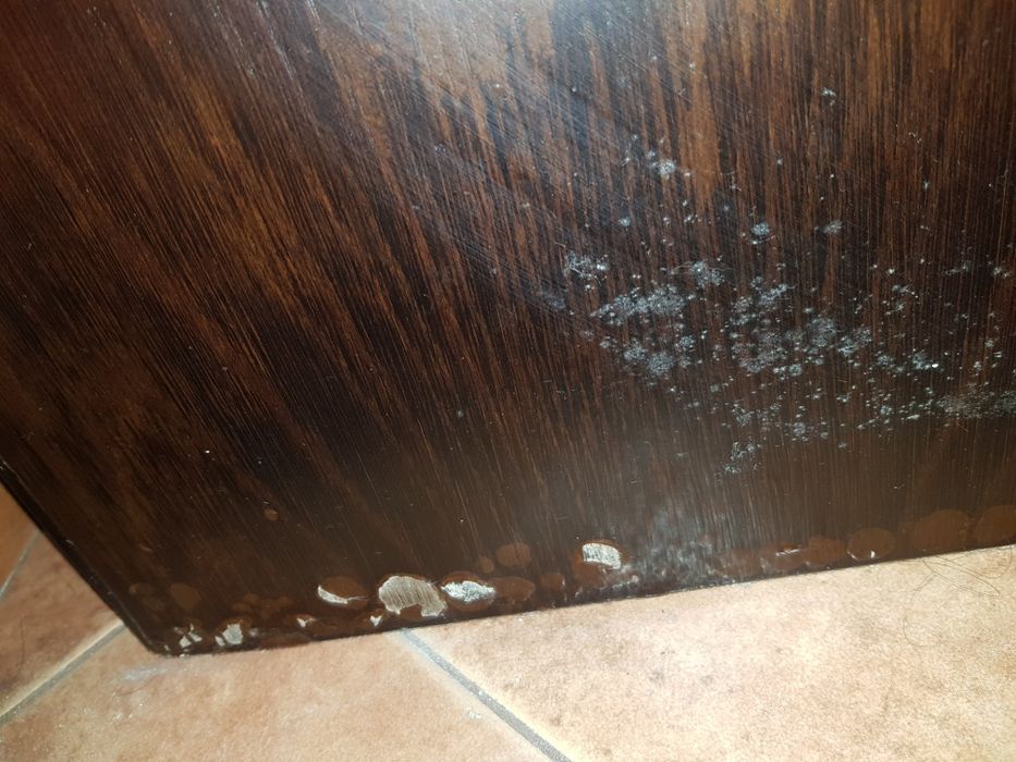 Movél de hall - Madeira escura com gaveta