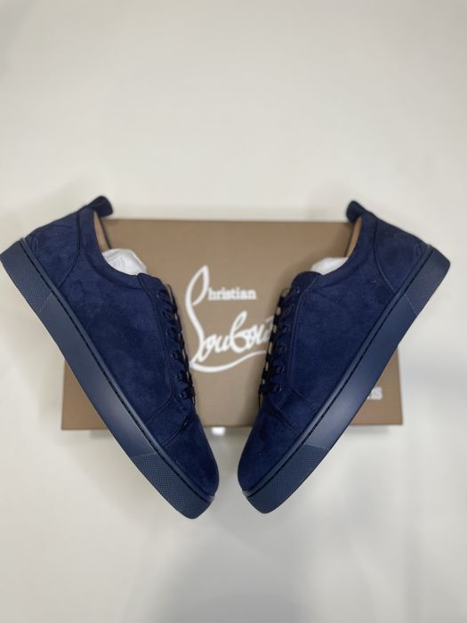 Tênis Christian Louboutin Louis Junior Azuis